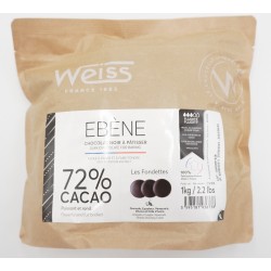 Chocolat noir WEISS EBENE 72% de cacao